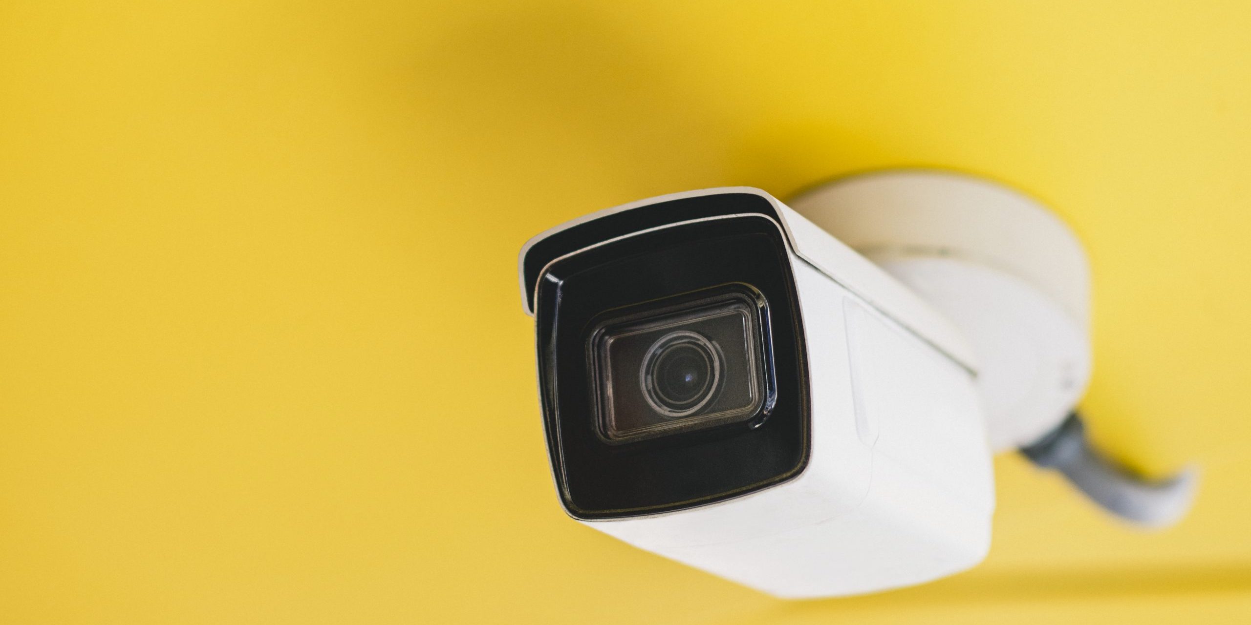CCTV security camera on the ceiling